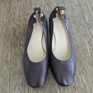 Everlane day heel pump oxblood